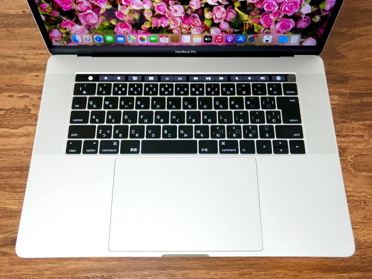 【美品】Apple MacBook Pro Retina 15インチ 2016 2.7GHz 512GB PCIe SSD 16GB シルバー Touch Bar MLW82J/A Core i7 A1707 DTM 動画編集に_画像2