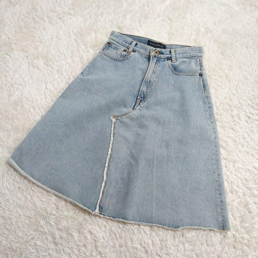 激安超安値 美品 デニムスカート マディソンブルー MADISONBLUE - ひざ ...