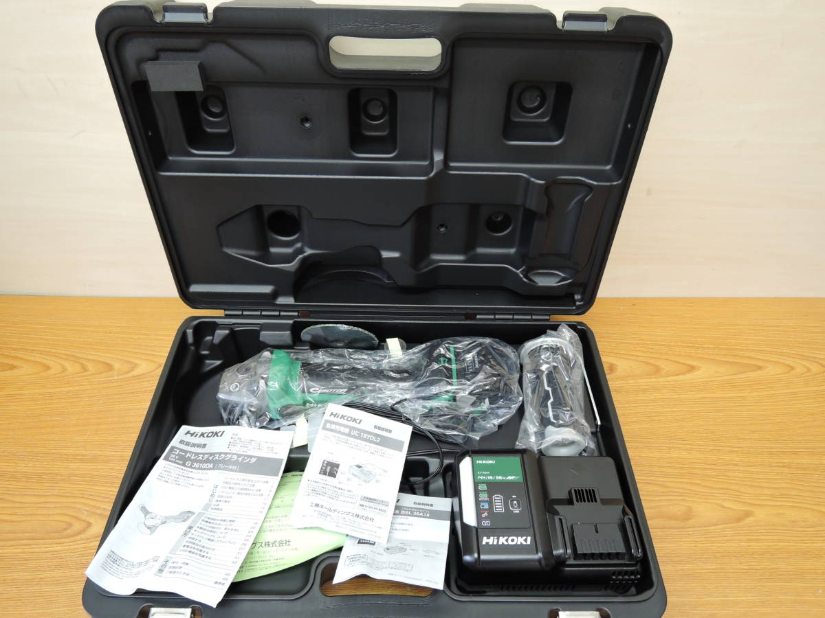 新品 HiKOKI◇100mm ディスクグラインダ マルチボルト◇G3610DA(XP