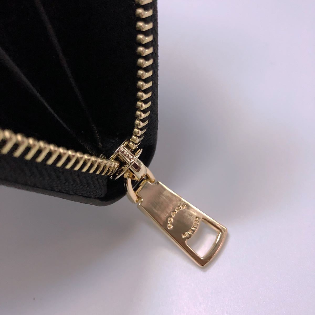 新品・未使用】COACH コーチ 長財布 52372 ジップラウンドウォレット
