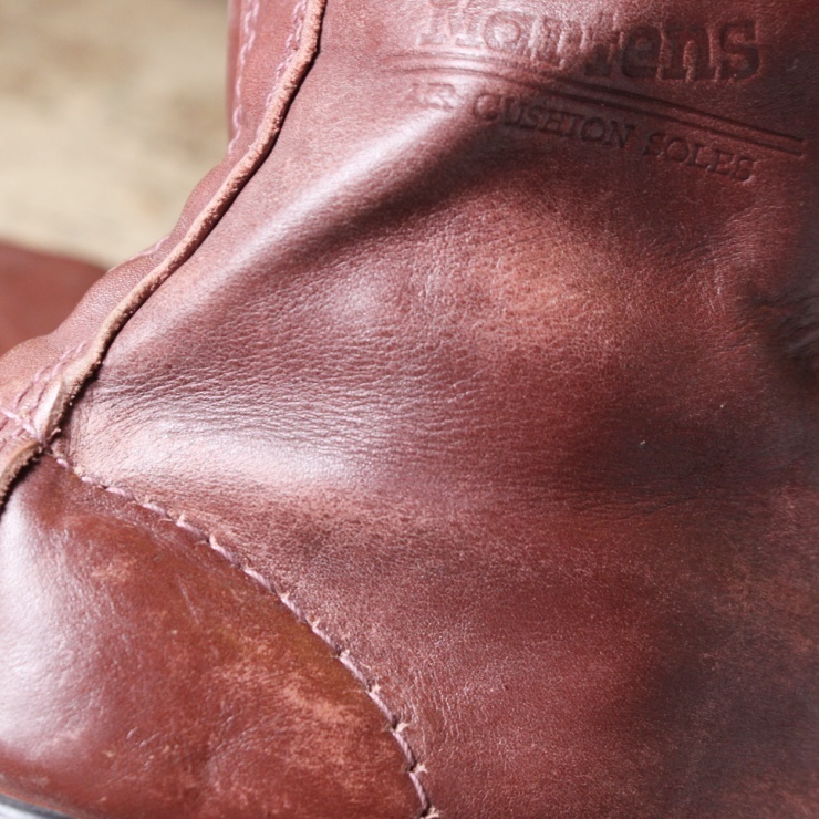 ENGLAND made Dr.Martens Dr. Martens 8 hole leather boots 25cm corresponding red Brown original leather Work old clothes 051122ss145
