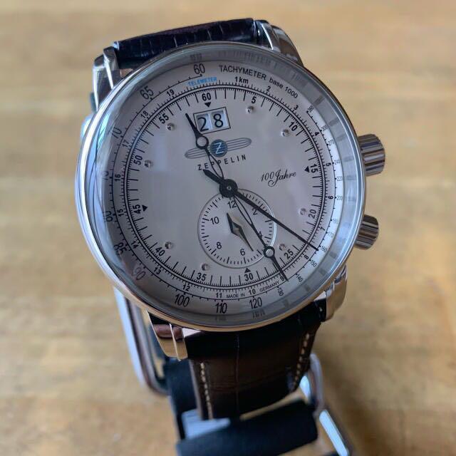 新品✨ツェッペリン ZEPPELIN クオーツ 腕時計 7680-2 ブラック 腕時計