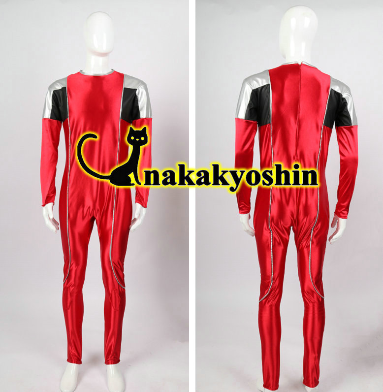 宇宙戦隊キュウレンジャー シシレッド 全身タイツ○コスプレ衣装 宇宙戦隊キュウレンジャー シシレッド 全身タイツ○コスプレ衣装