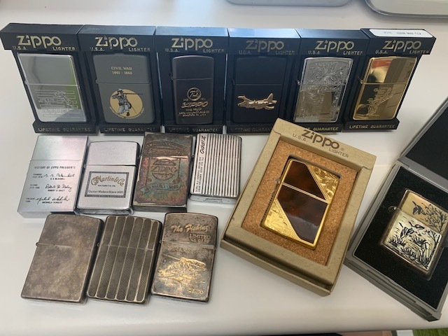 ジッポ zippo ガスライター オイルライター 金属ライター 15個 まとめ
