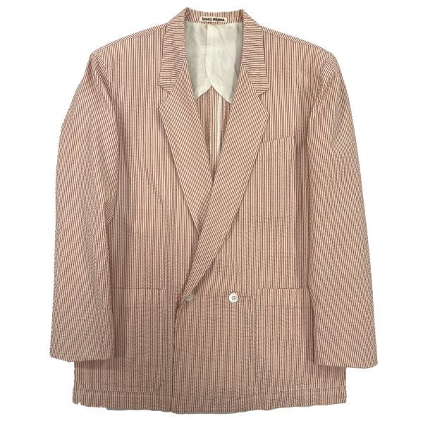 ISSEY MIYAKE MEN 1970s シアサッカー ダブル スーツ ジャケット