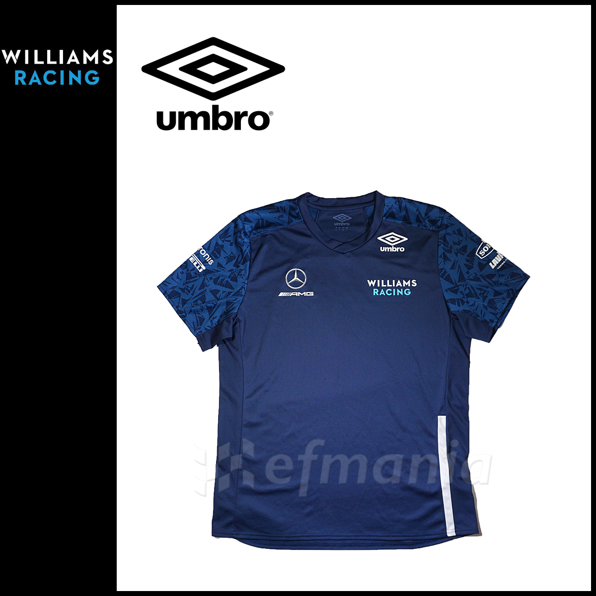 2021 ウィリアムズ・レーシング F1 支給品 ジャージー・シャツ L UMBRO