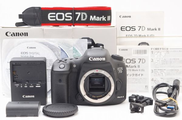 ☆極上美品☆ Canon キャノン EOS 7D MarkⅡ ボディ 元箱 付属品