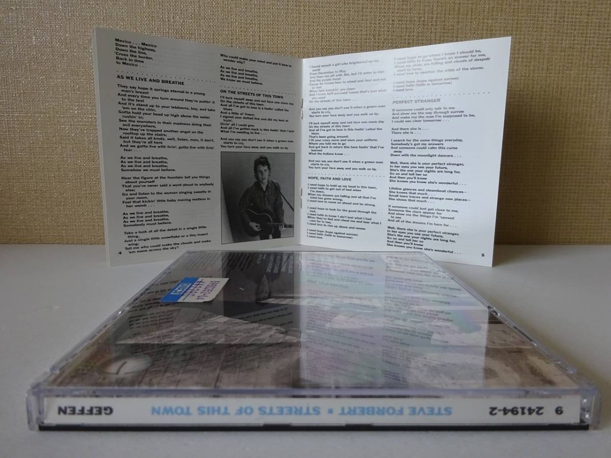 used★US盤★CD / STEVE FORBERT スティーヴ・フォーバート STREETS OF THIS TOWN【Made In USA Digital Audio Disc Corp.刻印】_画像4