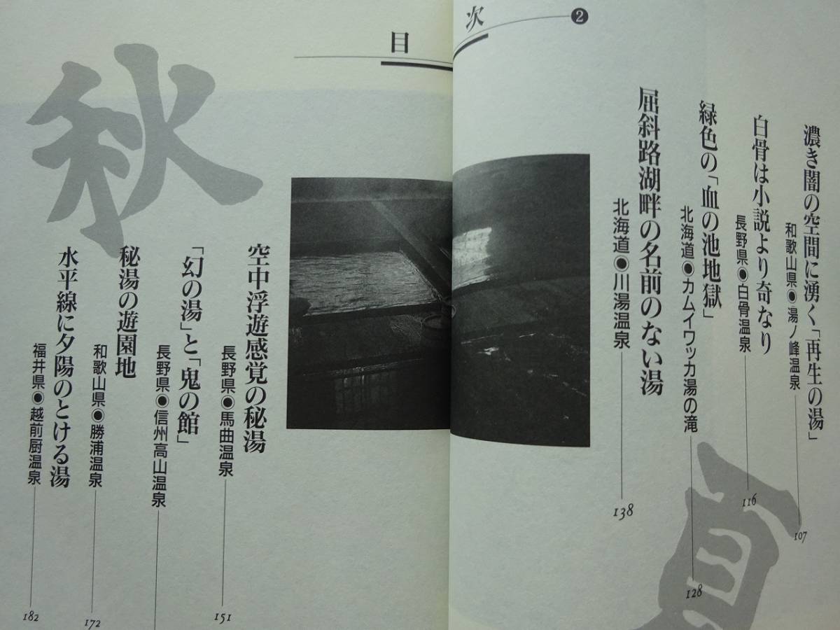 used★初版第1刷★帯付★BOOK / 荒俣宏『アラマタ版 妖しの秘湯案内』写真：安井仁 / 温泉【帯/カバー/小学館/1996年12月20日発行】_画像5