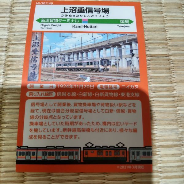 JR東日本・新潟支社・駅カード（WORK TRAIN・スペシャルカード）_画像2