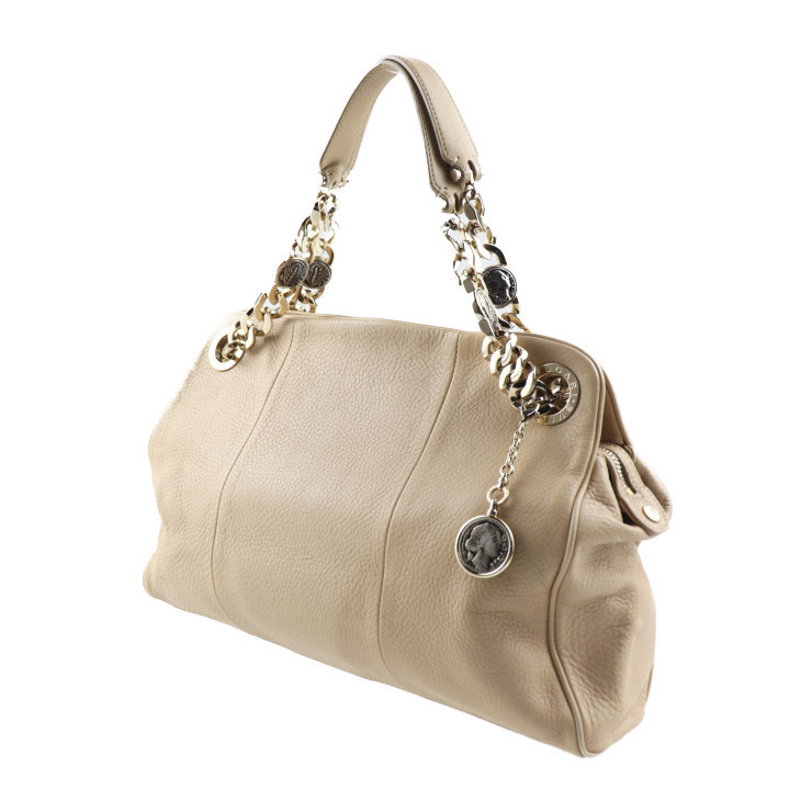 BVLGARI ブルガリ モネーテ 2WAY ショルダー ハンドバッグ レザー