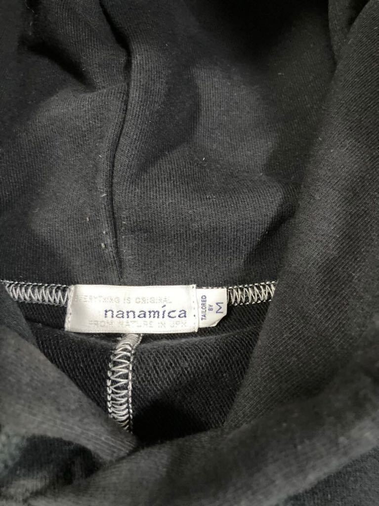 nanamica ナナミカ　スウェットパーカー BLACK size M_画像3