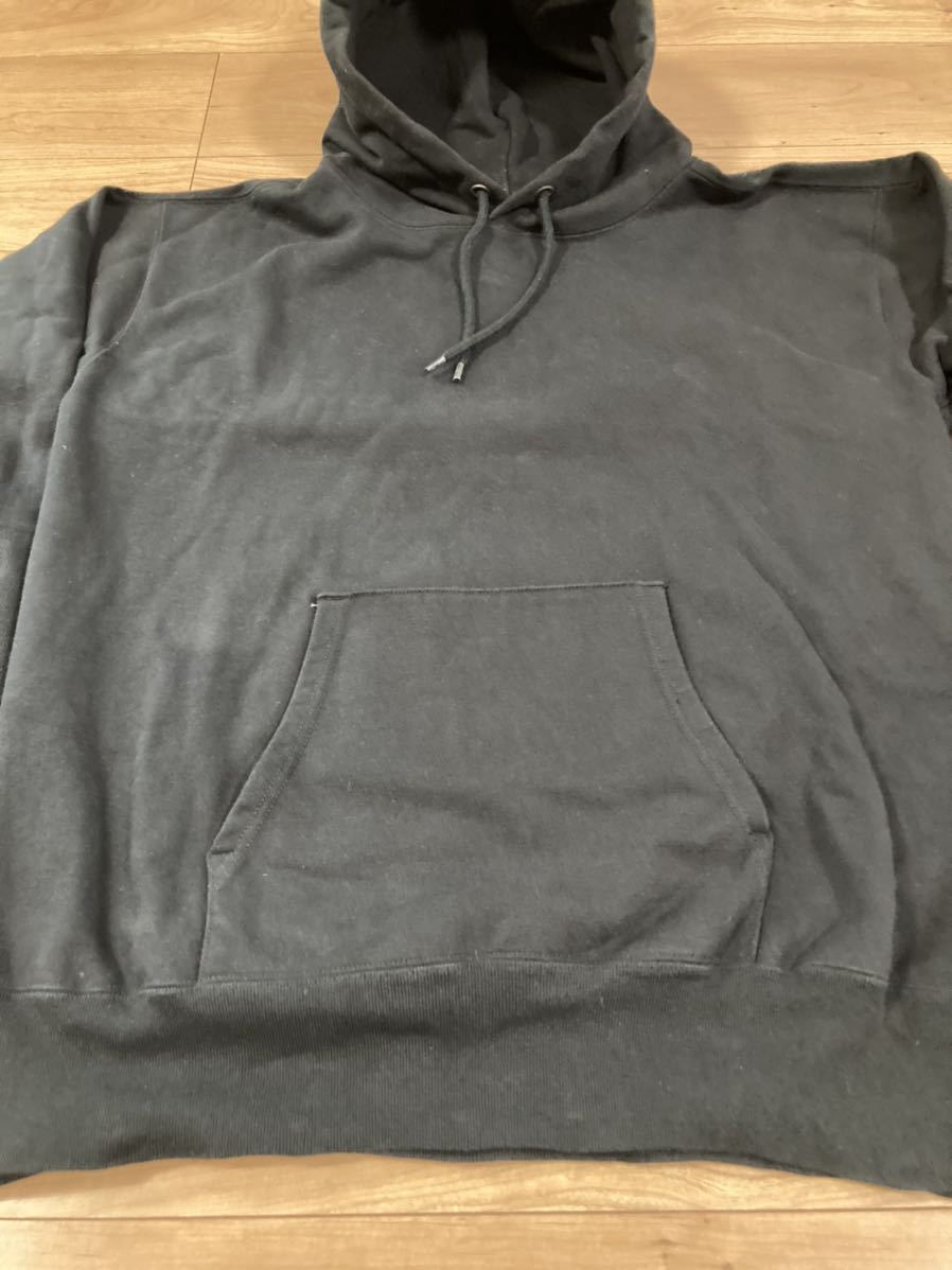 nanamica ナナミカ スウェットパーカー BLACK size M_画像5