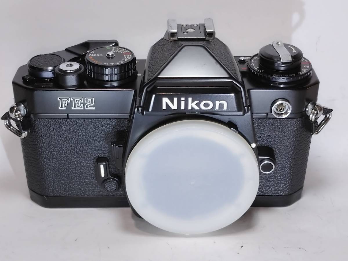【外観コレクション級美品／ジャンク品】 ニコン Nikon FE2 ブラックボディー 製造数の少ない人気で希少な綺麗な逸品です！#951_画像1
