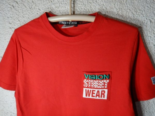 n7262 VISION STREET WEAR Vision Street wear short sleeves Logo . pocket design t shirt popular postage cheap 