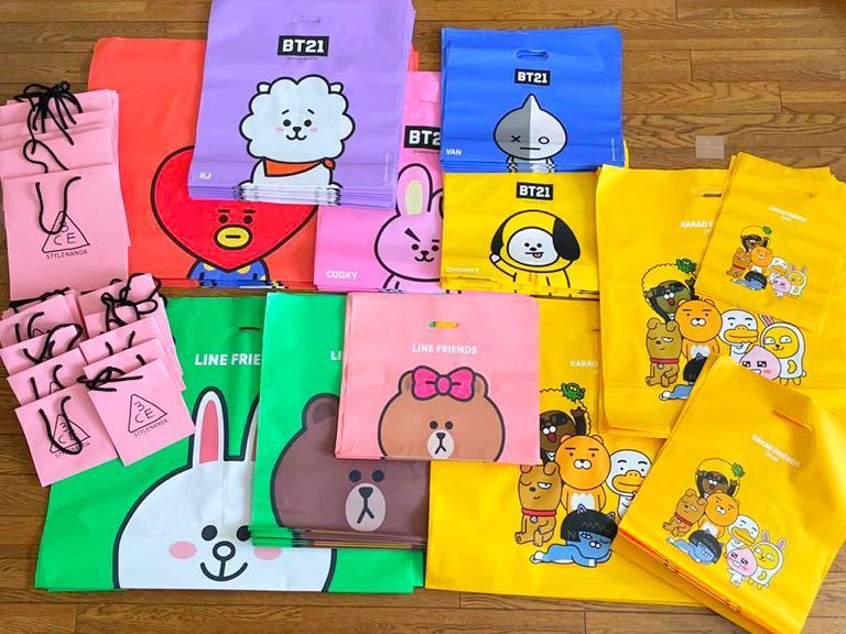  new goods BT21 line f lens kaka off lens 3CEshopa-z set sale 195 sheets 