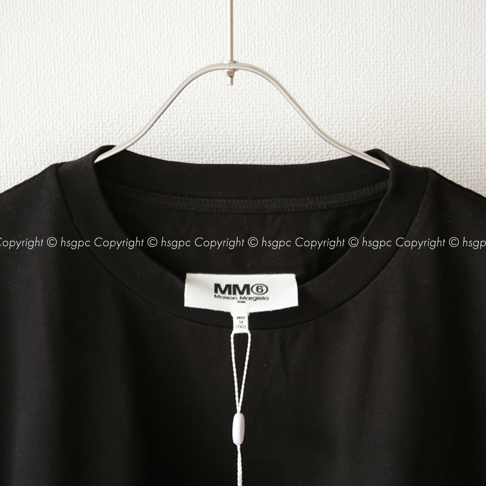【定価3.4万】新品 MM6 メゾン マルジェラ 刺繍 ナンバー ロゴ オーバーサイズ Tシャツ カットソー トップス カレンダーMaison  Margiela
