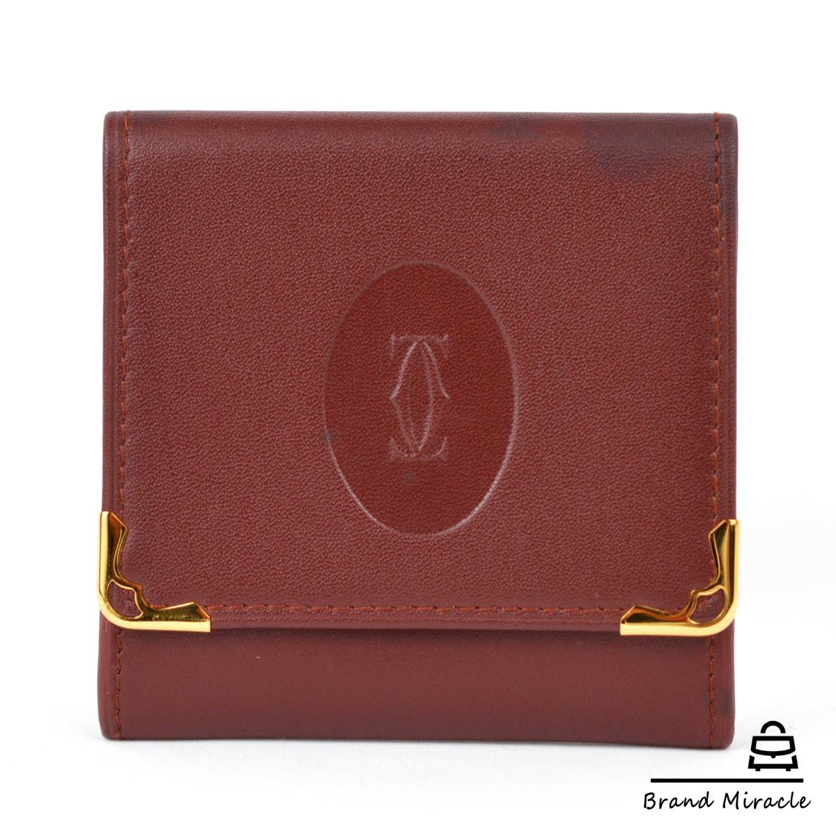 美品】CARTIER カルティエ マストライン コインケース 小銭入れ レザー