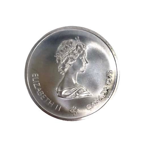 22-1814 【良品】 第21回オリンピック モントリオール大会記念銀貨 記念硬貨 10ドル銀貨 5ドル銀貨 エリザベス2世 Montreal 1976の画像2