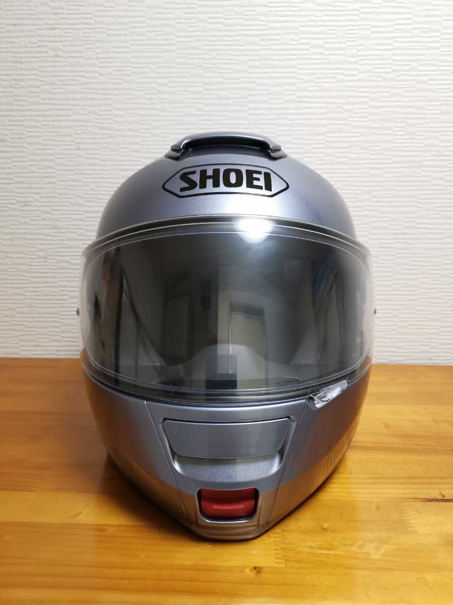 SHOEI ショウエイ ネオテック NEOTEC パールグレーメタリック Lサイズ 美品 システムヘルメット