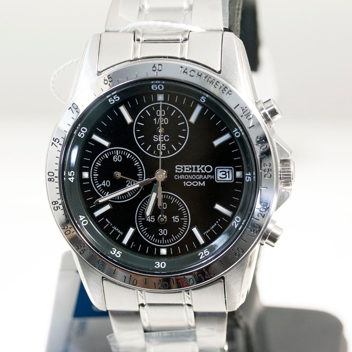 セイコーメンズ腕時計クオーツ SND367PC 7T92-0DW0 クロノグラフ(海外 