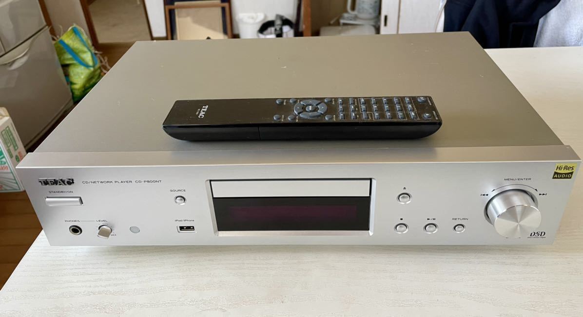 TEAC ネットワーク CDプレーヤー ハイレゾ音源対応 CD-P800NT-S - 通販