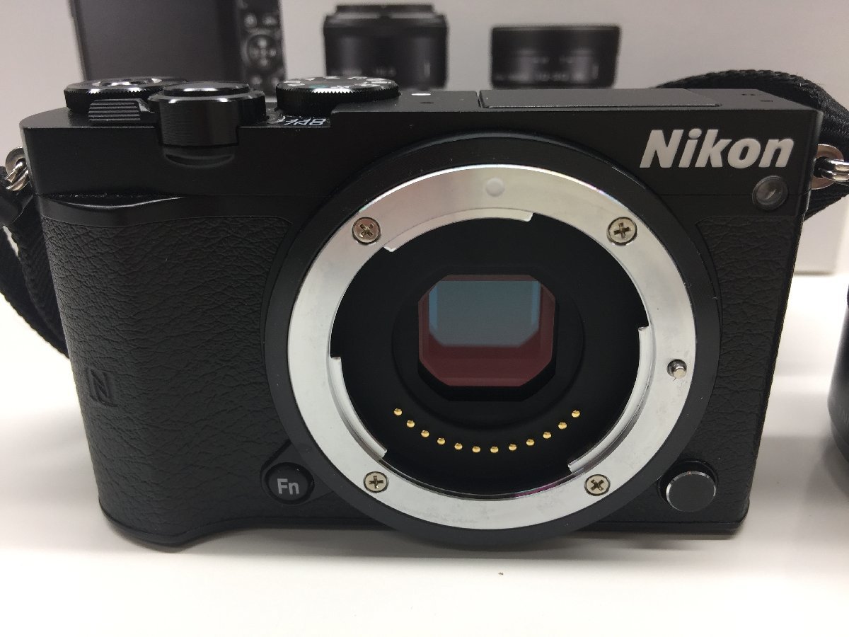 【9】Nikon ニコン Nikon1 J5 ダブルレンズキット ミラーレス 一眼カメラ 18.5mm 1:1.8 10-30mm 1:3.5-5.6 VR 動作品_画像3