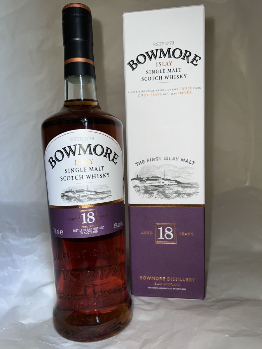 送料無料/未開栓】旧ラベル BOWMORE スコッチウイスキー シングル