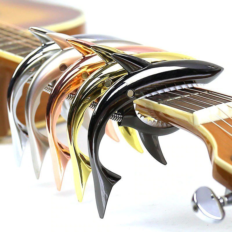 【SHARK CAPO GC-30】No.5　ローズ シャークカポ 高品質 新品 6弦 ギター エレキ アコギ カポタスト_画像2