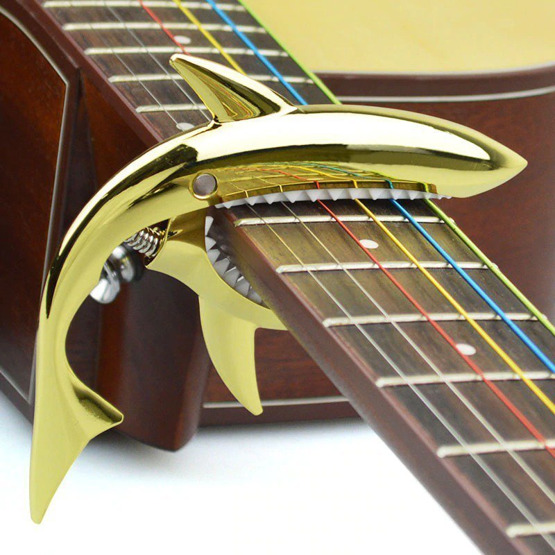 【SHARK CAPO GC-30】No.5　ローズ シャークカポ 高品質 新品 6弦 ギター エレキ アコギ カポタスト_画像5