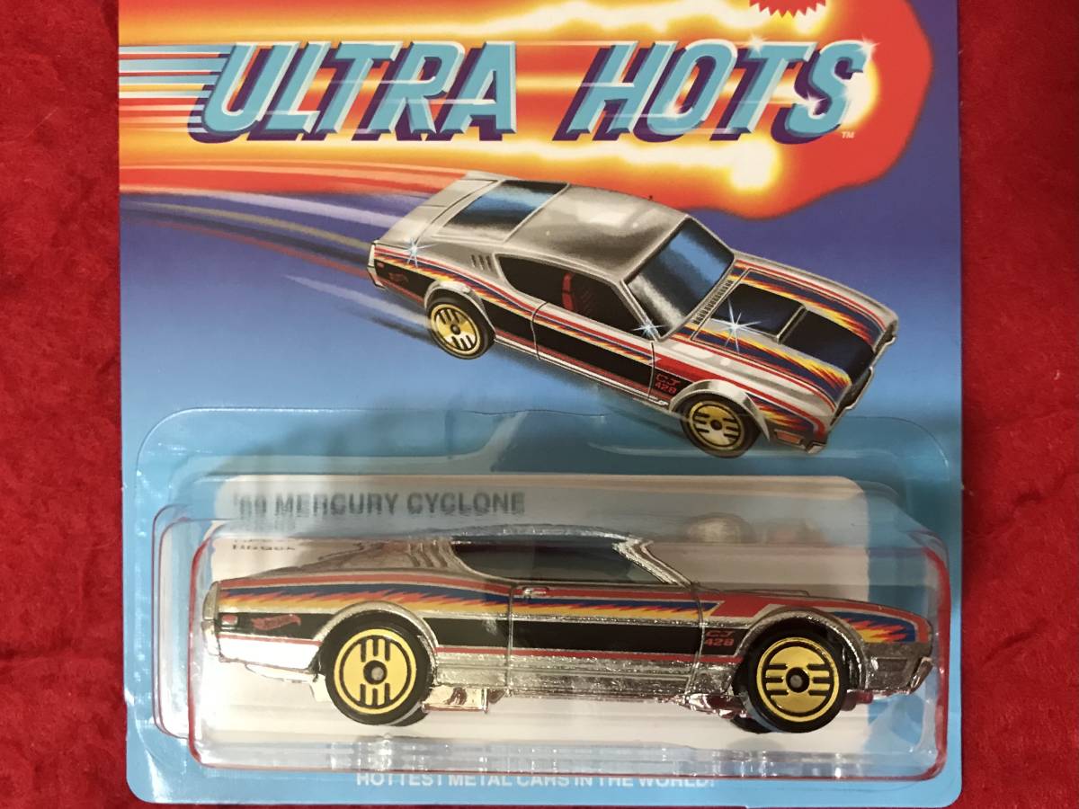 イオン限定 ホットウィール ’69 MERCURY CYCLONE シルバーメタ HotWheels マーキュリー サイクロン ULTRA HOTS ウルトラホット 未開封_画像1