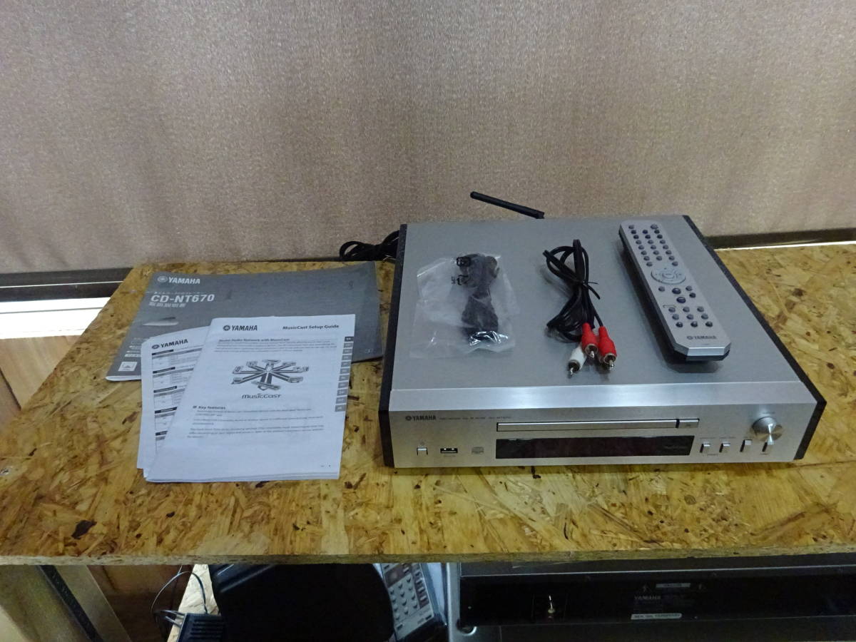 YAMAHA CD-NT660 network CD player operation excellent beautiful goods remote control * antenna * manual attaching 