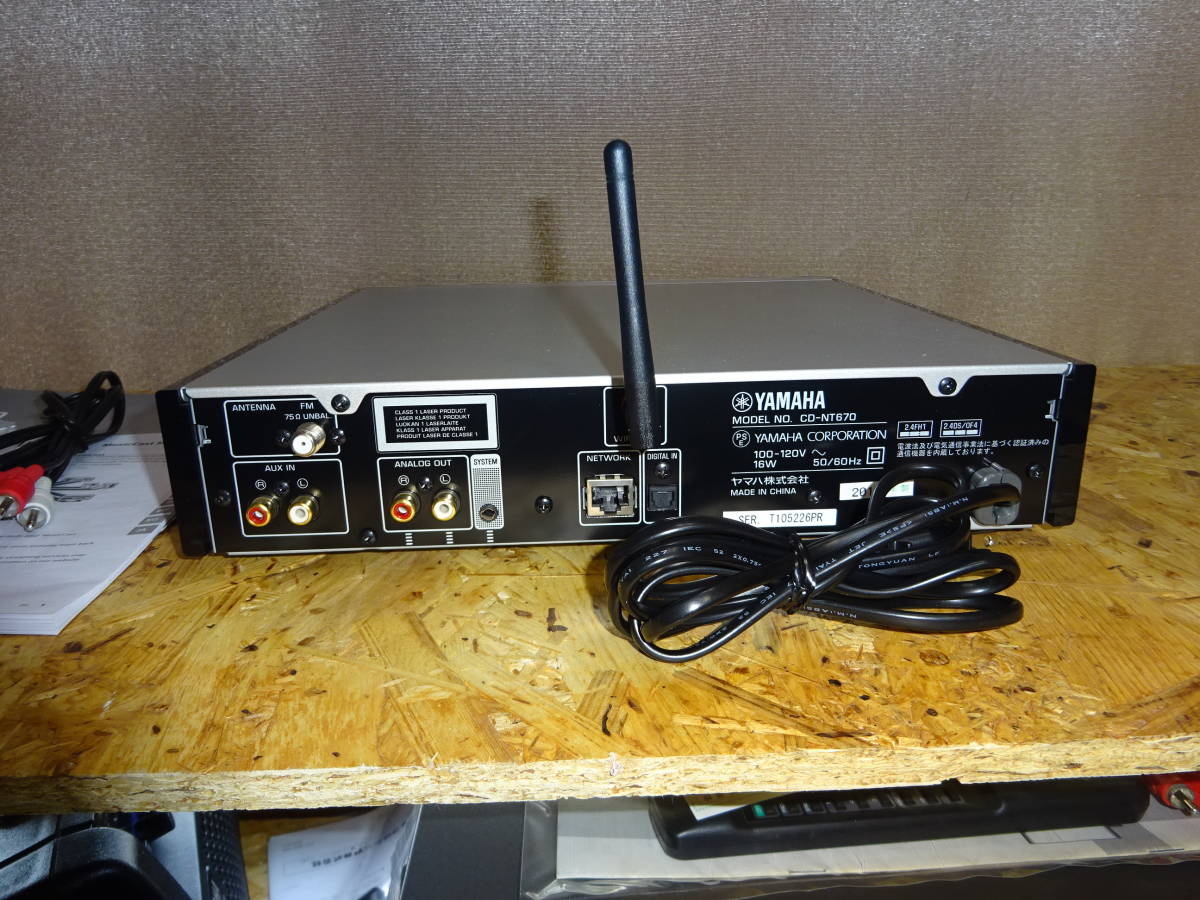 YAMAHA CD-NT660 ネットワークCDプレイヤー動作良好美品リモコン YAMAHA CD-NT660 ネットワークCDプレイヤー動作良好美品リモコン