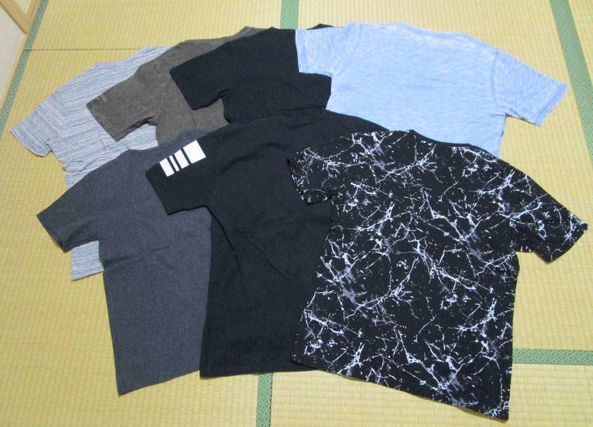 ★メンズ★トップス★L★7枚★福袋★まとめて★セット★半袖★丸首★Tシャツ★Vネックシャツ★未使用含む★英文字★KANGOL★DURANTE★_画像2