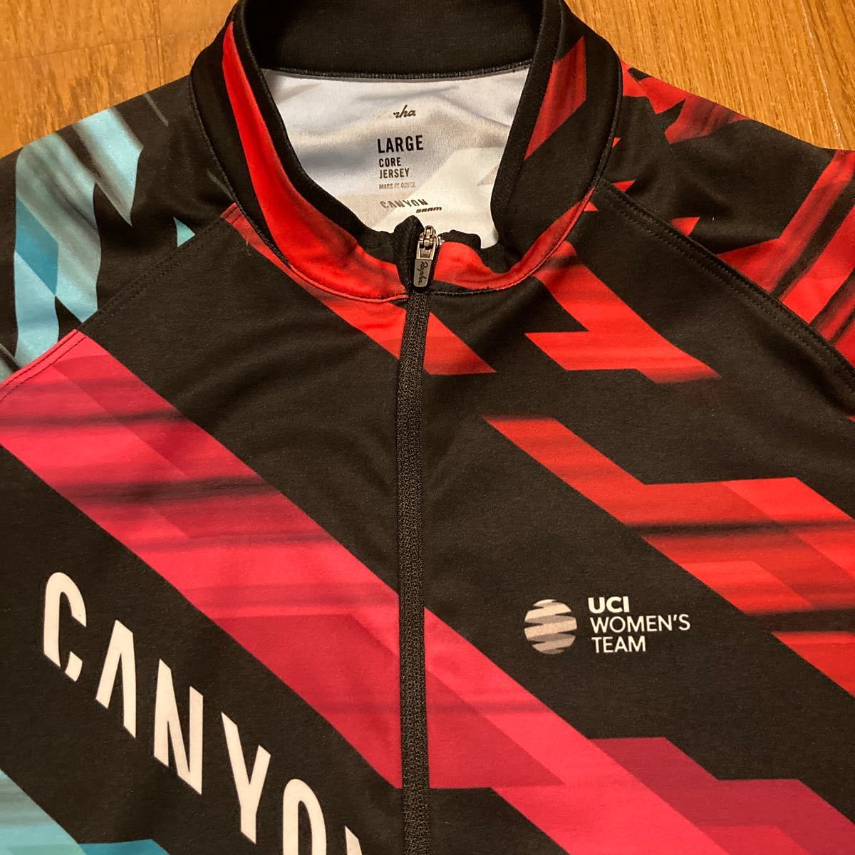 Rapha ラファ 半袖サイクルジャージ　canyon sram 中古　美品　レディースL 値下げ中