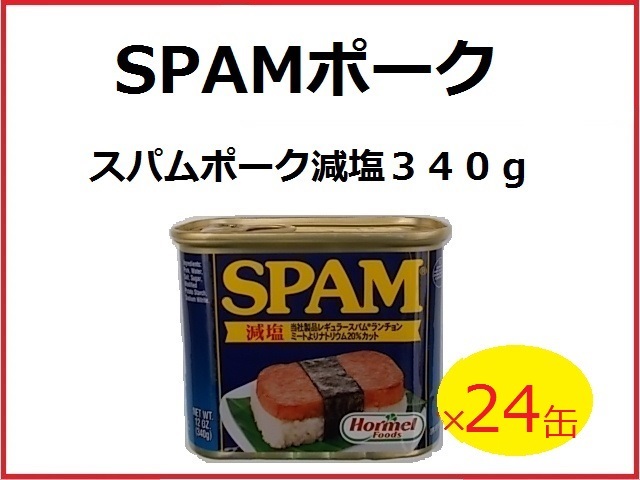 スパムポーク(減塩)/SPAM 24缶 www.nickstellino.com