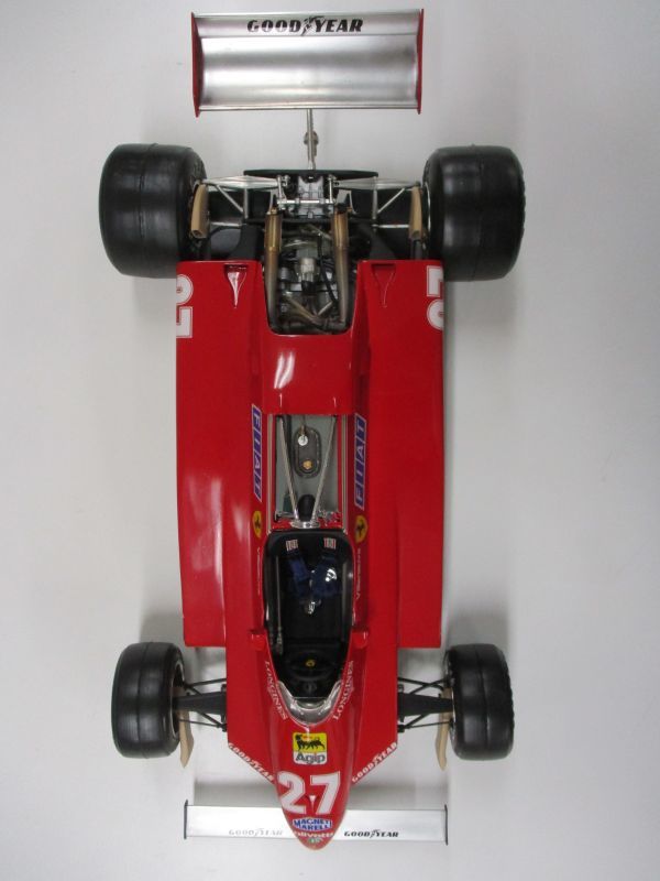 #k10【梱100】タミヤ Ferrari フェラーリ 126C2 1/12 ビッグスケール 完成品 プラモデル_画像6