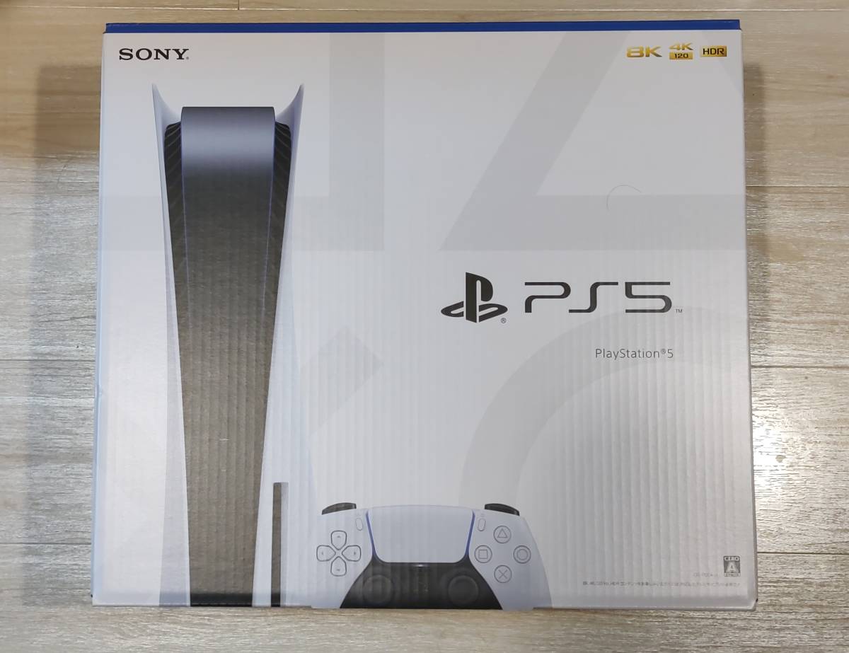 新品未使用 SONY PS5 本体 (CFI-1100A01) ディスクドライブ搭載モデル PlayStation5 プレイステーション5 プレステ5 送料無料_画像1