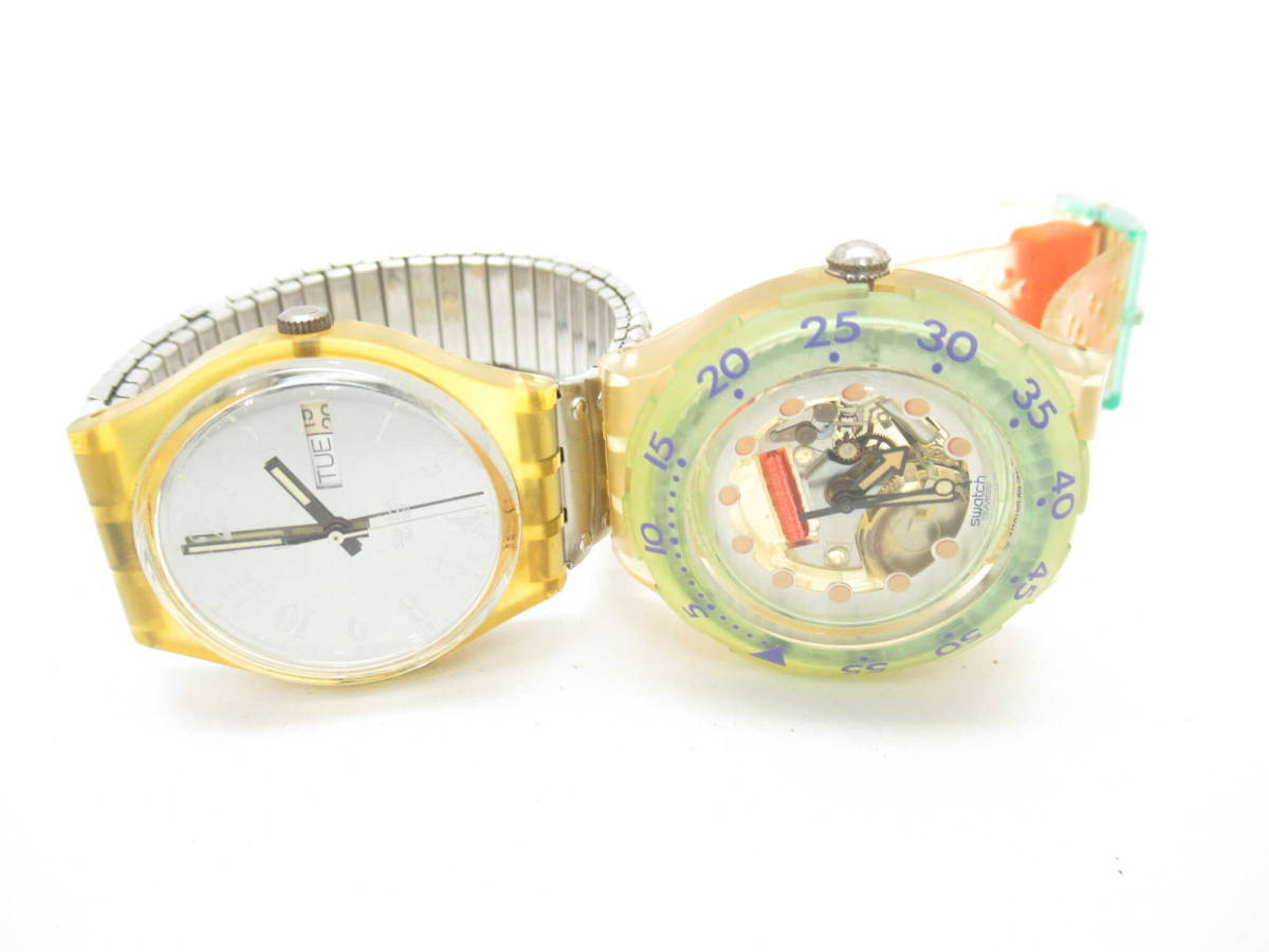 1円 ジャンク品 スウォッチ レディース腕時計 等 腕時計 大量セット BH415_画像6