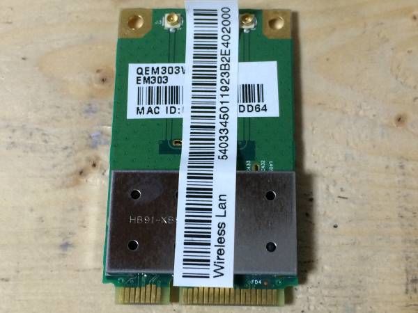 A3683)Acer Aspire 5536-C3 correspondence wireless LAN card used operation goods 