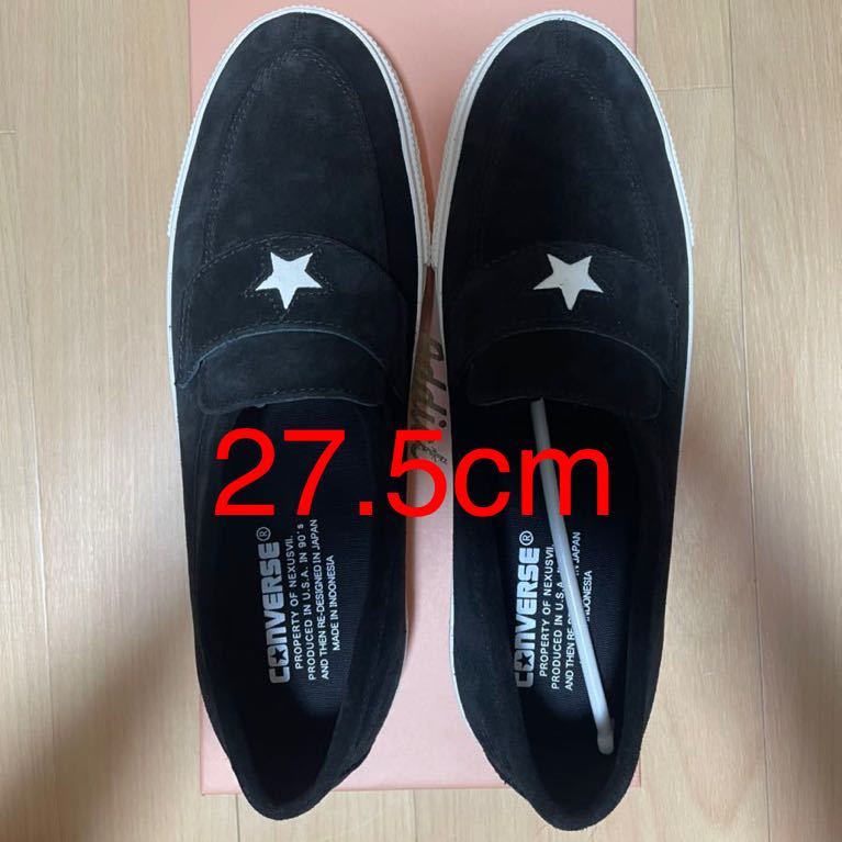 送料無料 NEXUSVII ×CONVERSE ADDICT ONE STAR LOAFER / 27 5cm BLACK 22SS