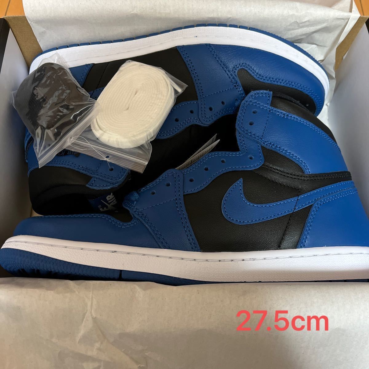 【新品未使用】NIKE AIRJORDAN1 ダークマリーナブルー　27.5cm