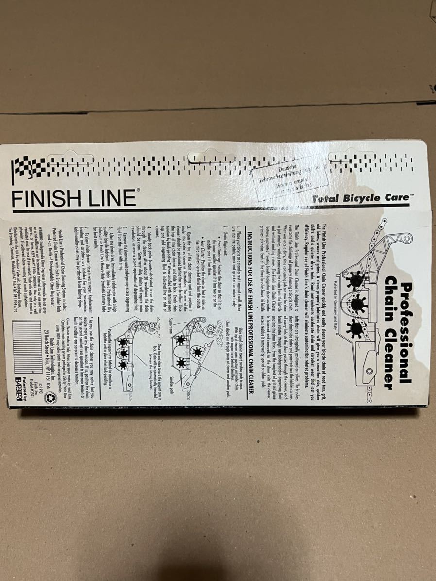 FINISH LINE PROFESSIONAL BICYCLE CHAIN CLEANING KIT(original)(unopened)(end of production)1993 vintage rare