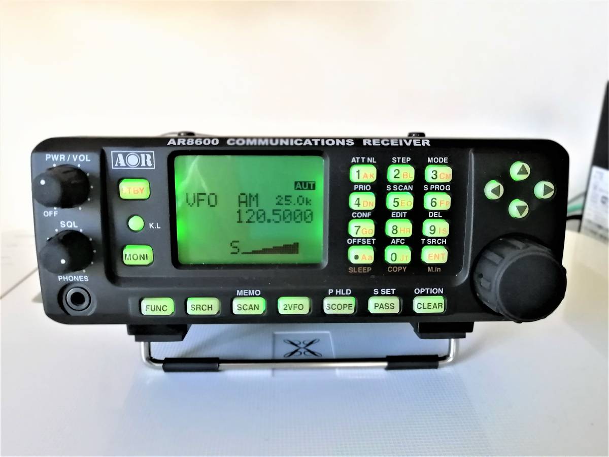 返品交換可能 AOR Mark2　広帯域受信機　オプション付き AR8600 アマチュア無線