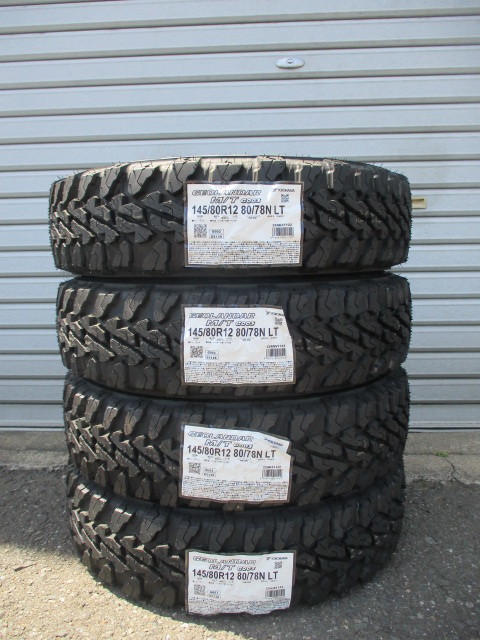 □ヨコハマ ジオランダーM/T G003□145/80R12□軽バン軽トラハイゼット