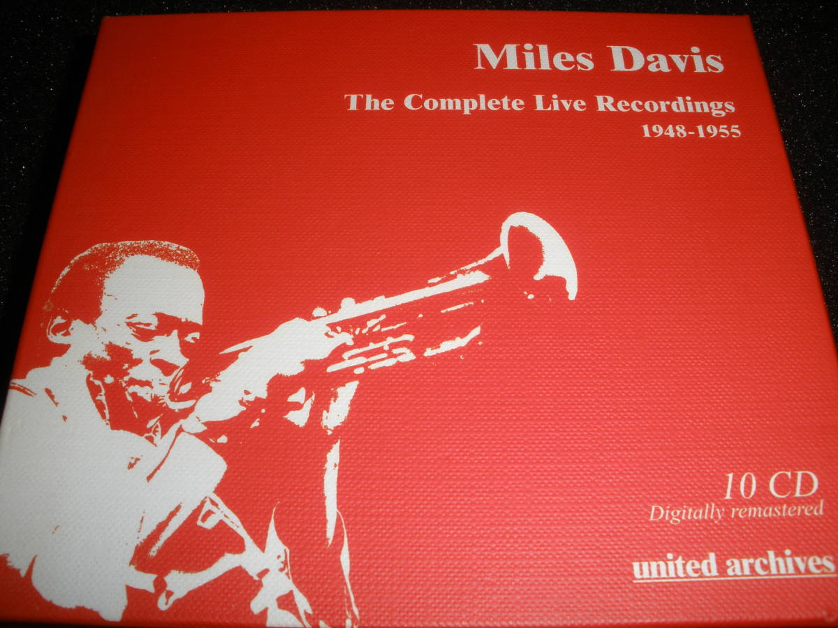 廃盤 10CD マイルス・デイヴィス コンプリート ライヴ 1948 55 パーカー コルトレーン マクリーン Miles Davis Complete Live Recordings_10CD マイルス ライヴ 1948-1955