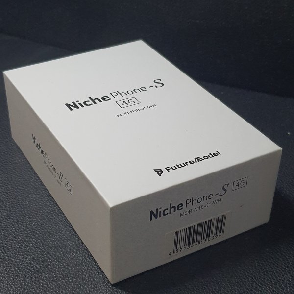 【送料無料】【simフリー端末】FutureModel NichePhone-S 4G ホワイト MOB-N18-01-WH 製造番号：357864091266302_画像1