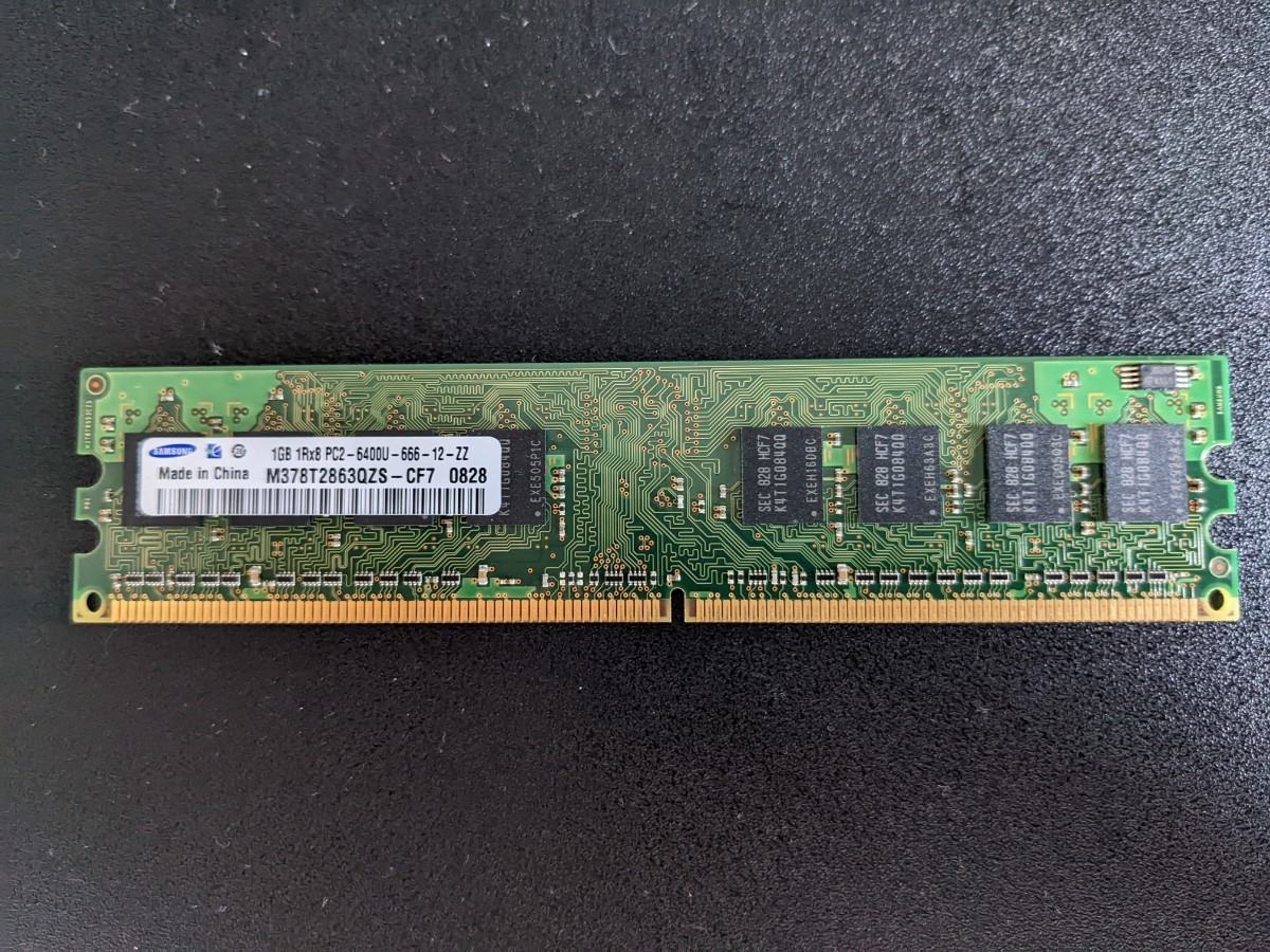PC2 6400U 1GBメモリ