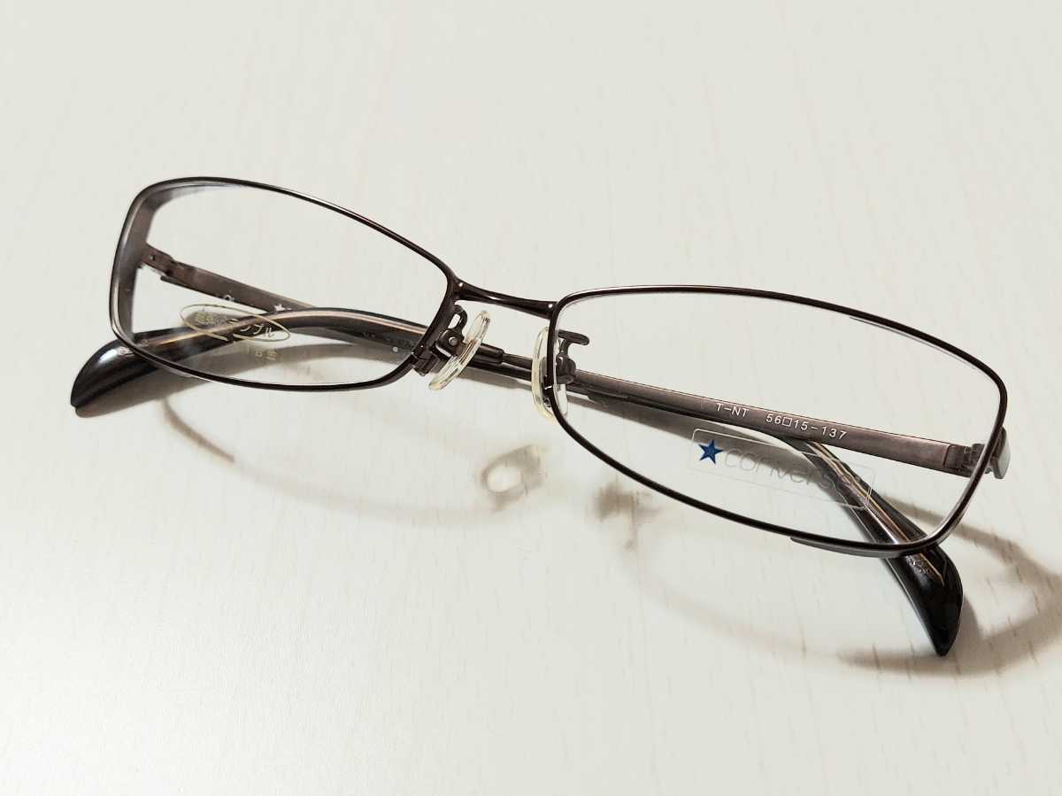 ディズニープリンセスのベビーグッズも大集合 新品　CONVERSE　コンバース　ブランド　メガネ　眼鏡　高級感　オシャレ　上品　ブラウン　メタリック系　超弾性 フルリム