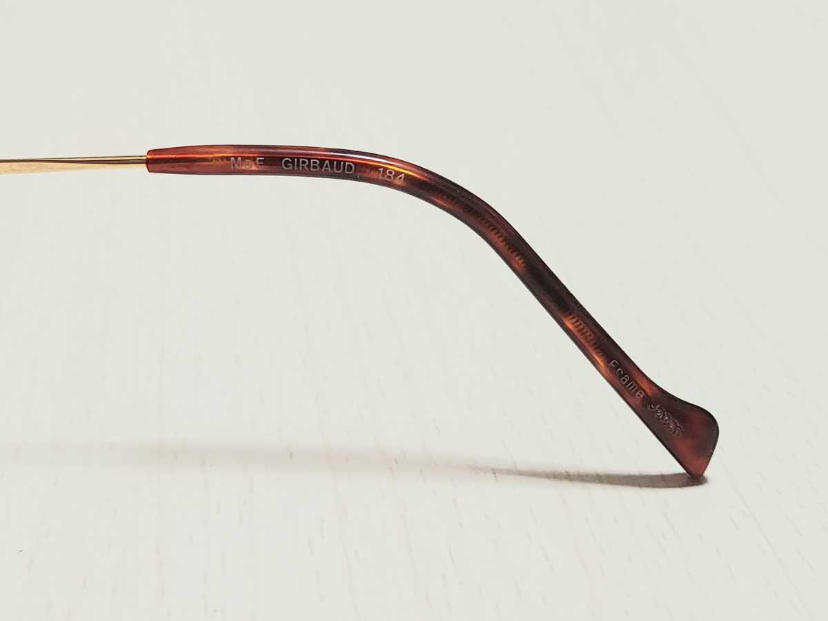 新品　マリテフランソワジルボー　日本製　メガネ　眼鏡　高級感　オシャレ　上品　ハーフリム　ゴールド　べっこう柄　綺麗_画像8